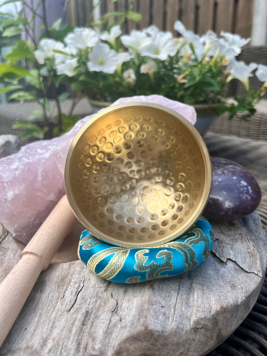 Handgemaakte Klankschaal Levensbloem