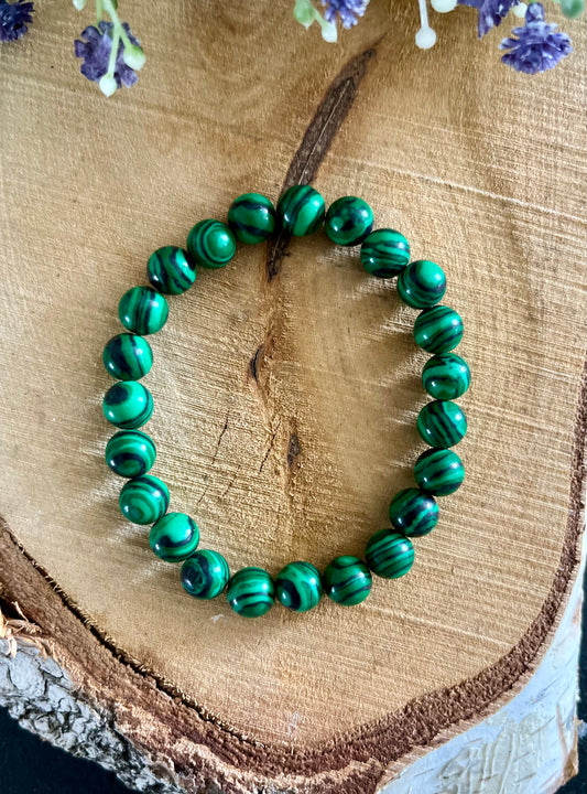 Edelstenen Malachiet armband 💚