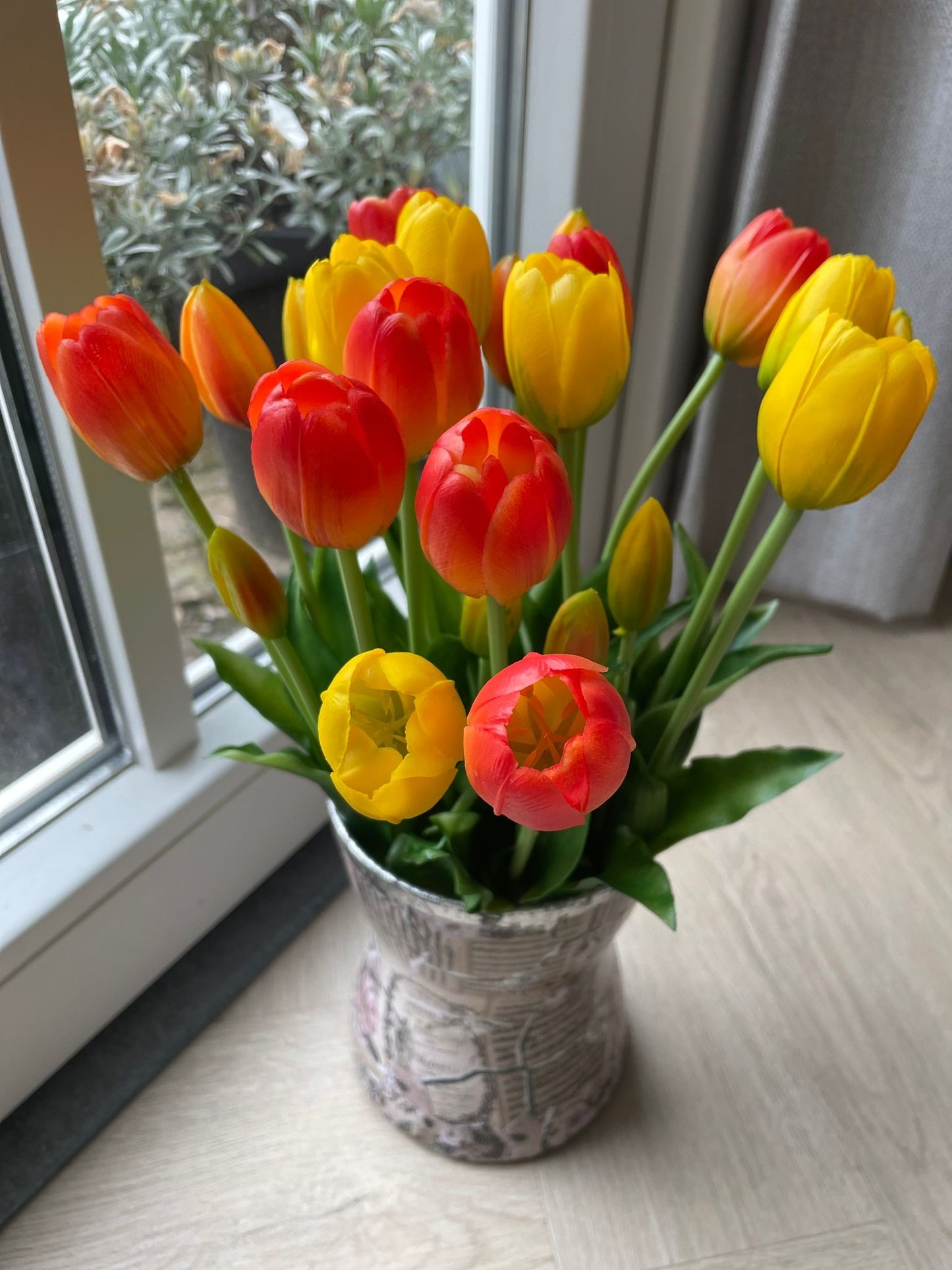 Kunsttulpen Geel 💐 niet van echt te onderscheiden