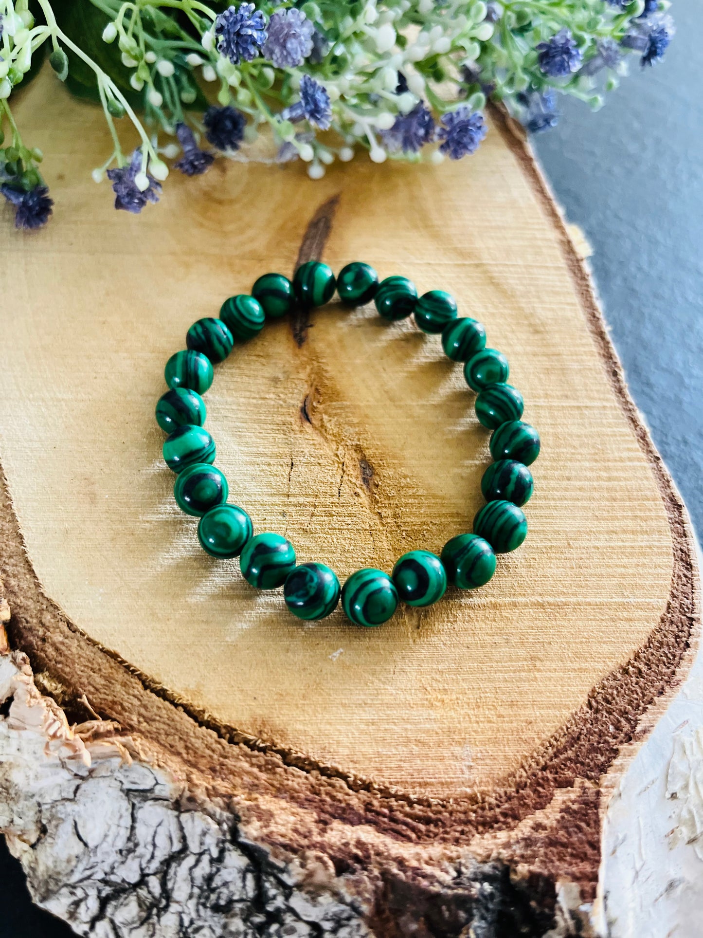 Edelstenen Malachiet armband 💚
