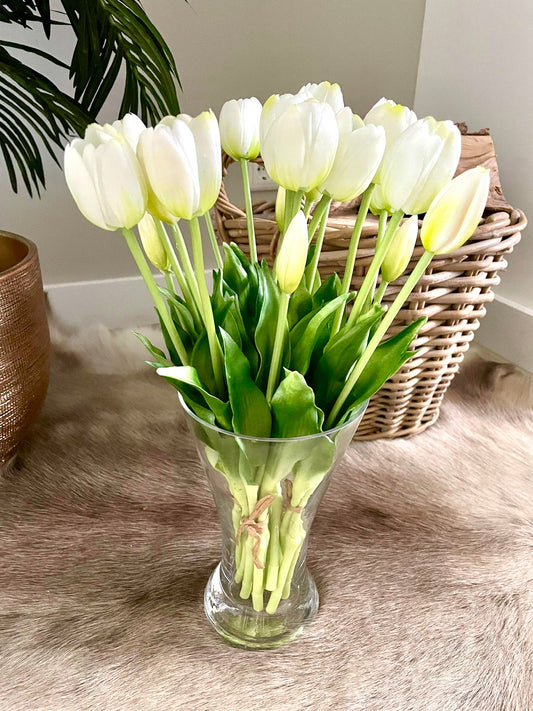 Real Touch Kunsttulpen – Prachtige Nepbloemen 40 cm | Duurzaam & Levensecht Boeket – Verschillende Kleuren Beschikbaar