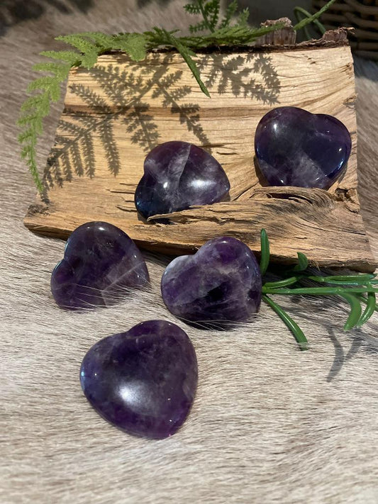 Hartvormige amethisten