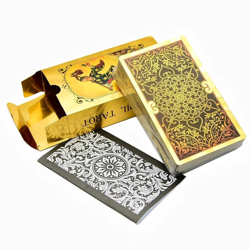 Tarot kaartenset goudfolie