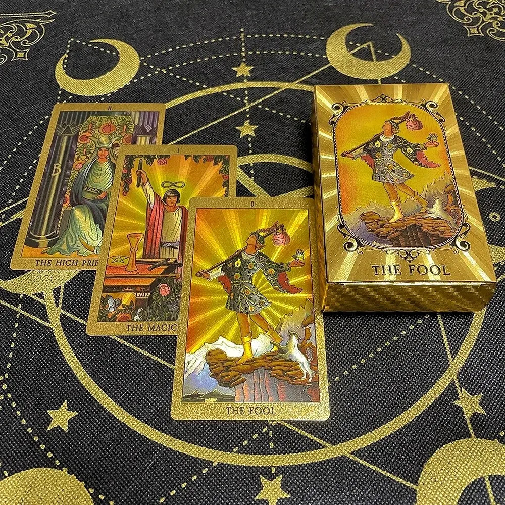 Gouden tarotkaarten The Fool