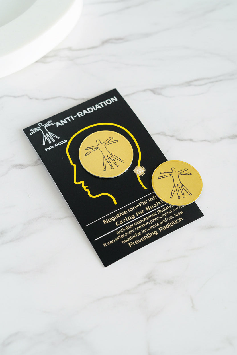 Anti radiation sticker verpakking voor bescherming tegen elektromagnetische straling van smartphone en laptop